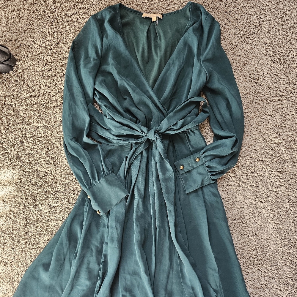 Maternity Emerald Green Dress